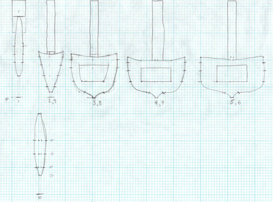 viking boat bulkheads - hand
